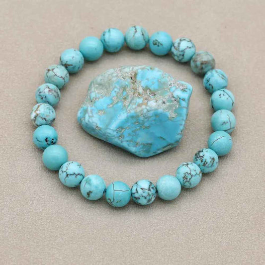 Rachel - Turquoise Parelarmband
